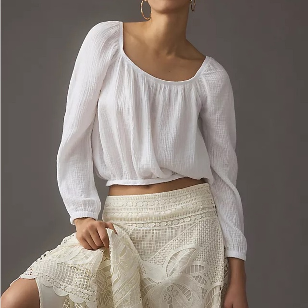 Cloth & Stone Gauze top